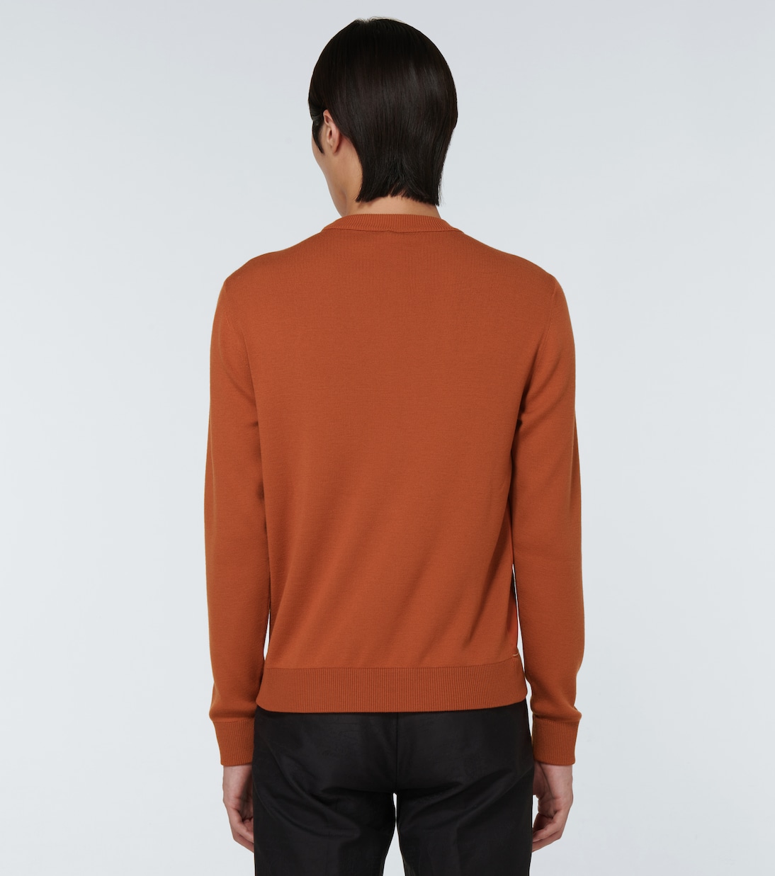 Pullover in lana e pelle | Berluti