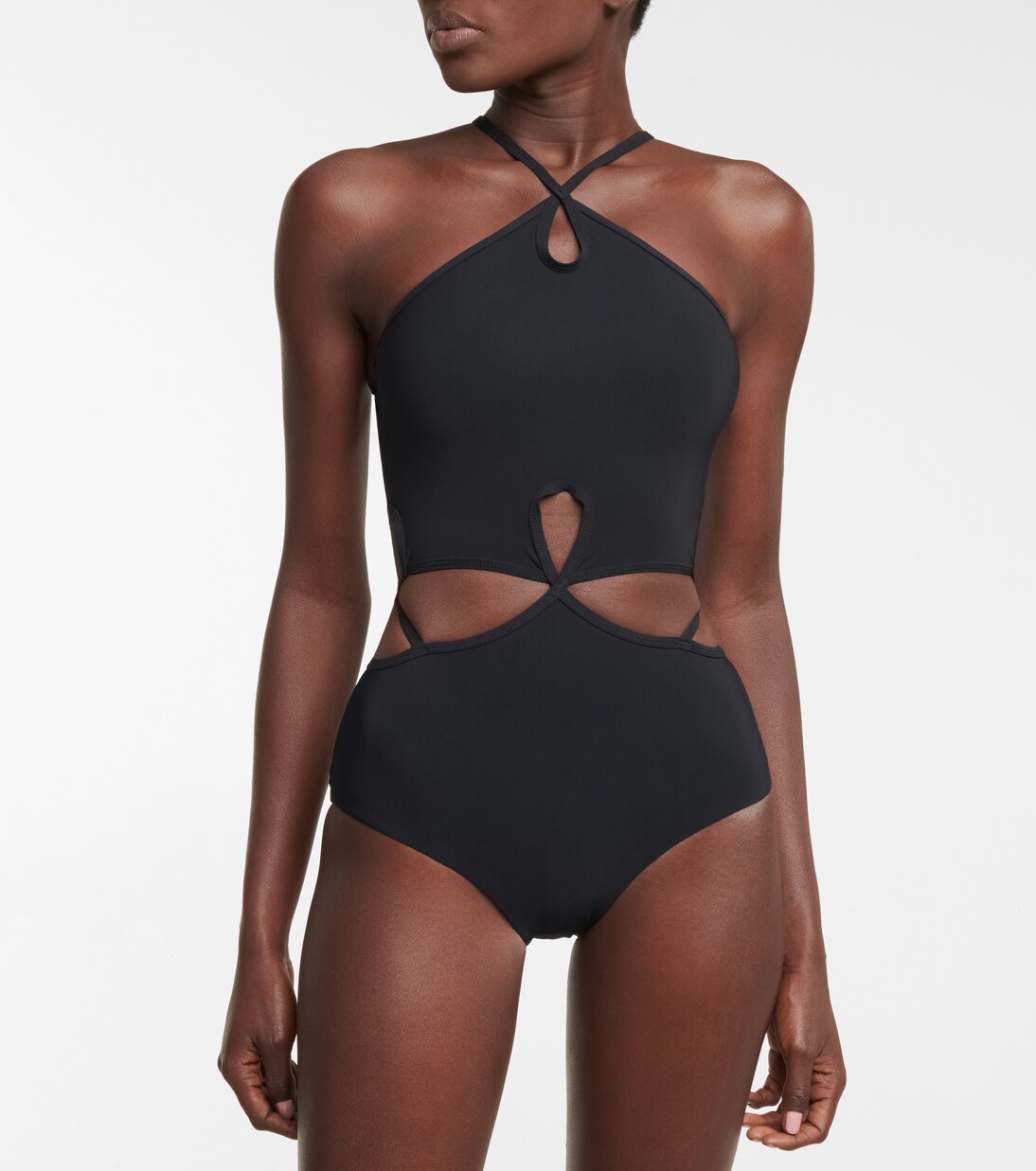 Bañador calado con cuello halter | Christopher Esber