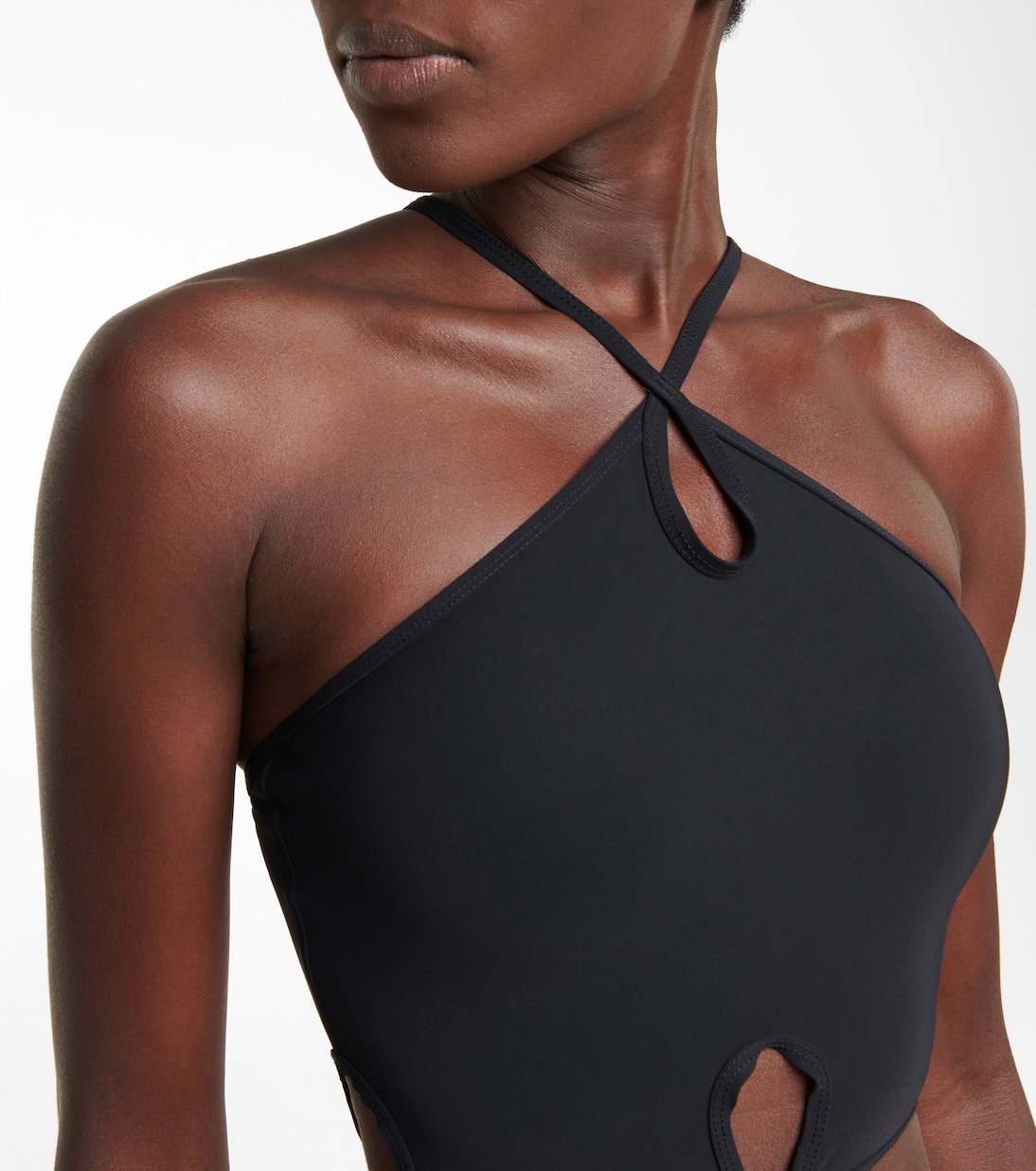 Bañador calado con cuello halter | Christopher Esber