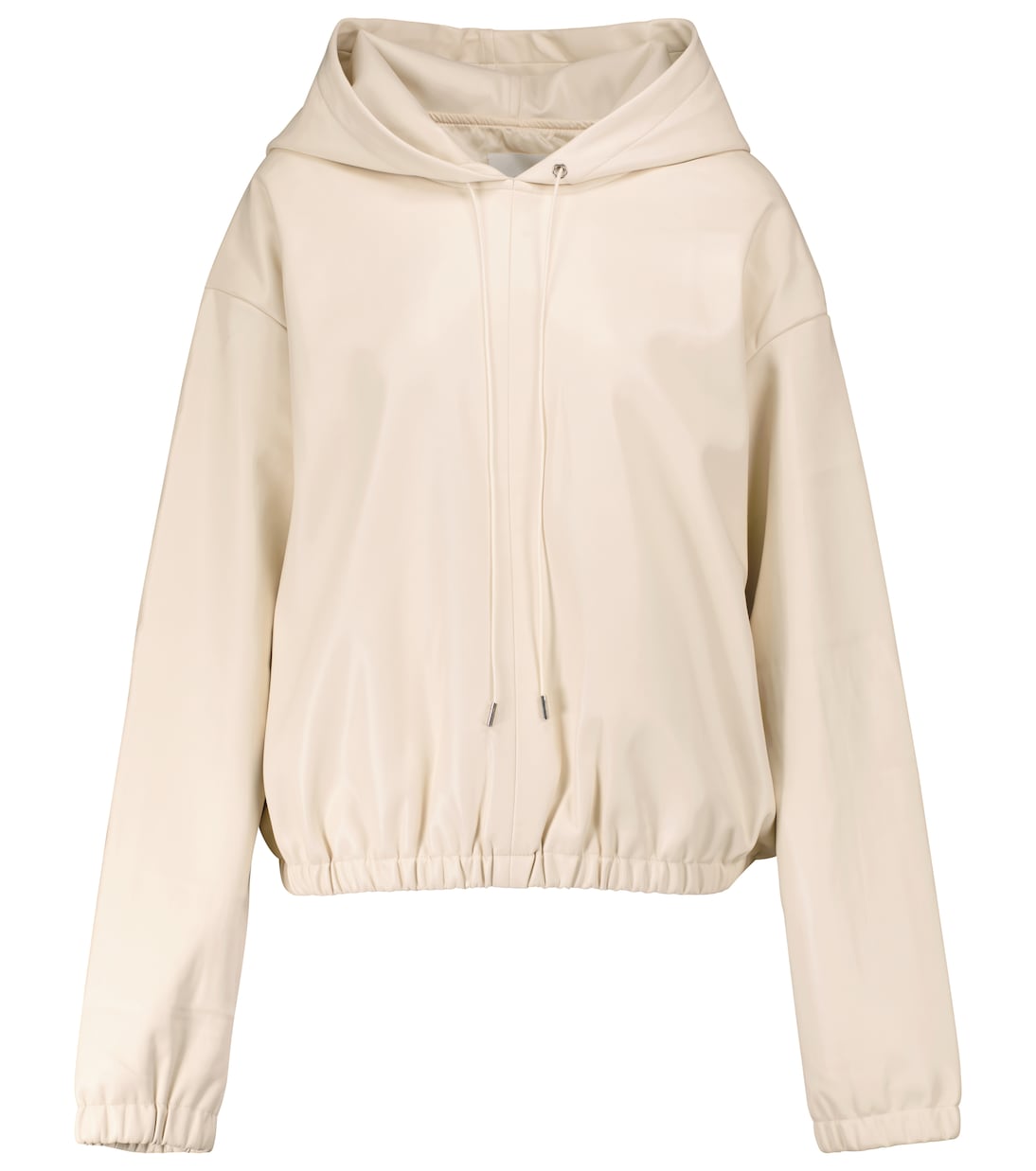 Hoodie Agata aus Lederimitat | The Frankie Shop