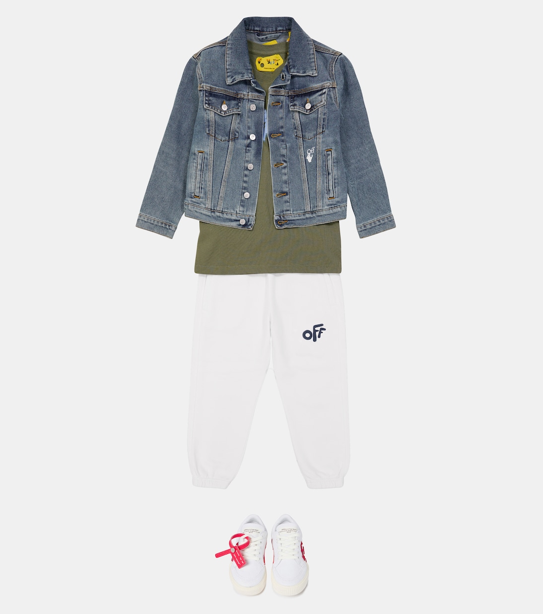 Pantalones de chándal en algodón | Off-White Kids