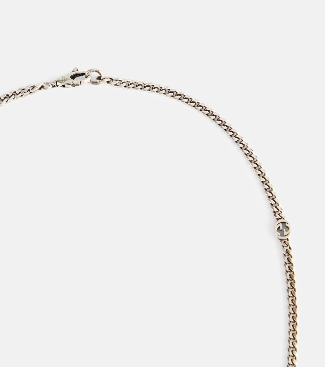 Collana in argento sterling GUCCI GG per uno stile giovane e trendy