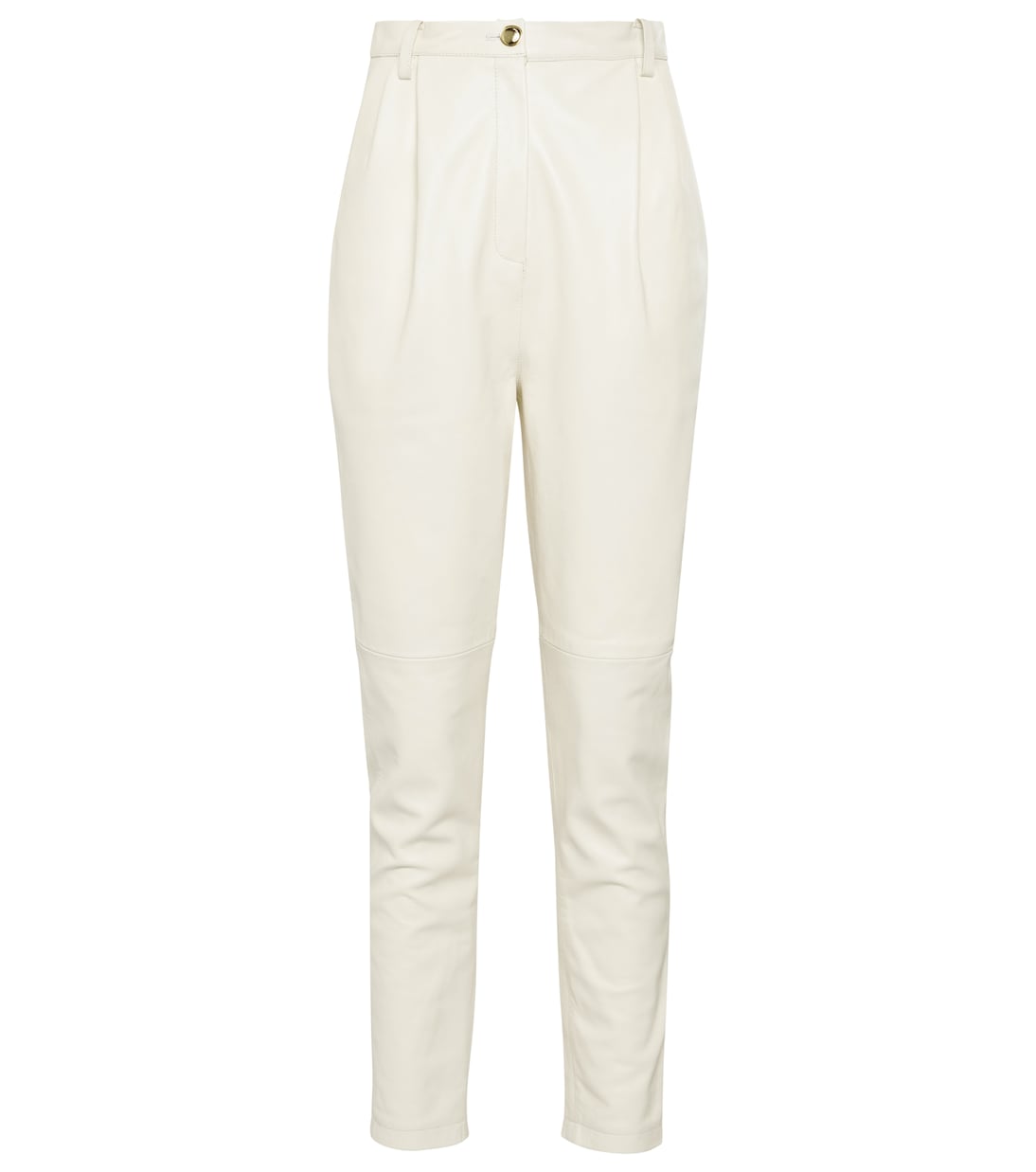 High-rise tapered leather pants | Magda Butrym