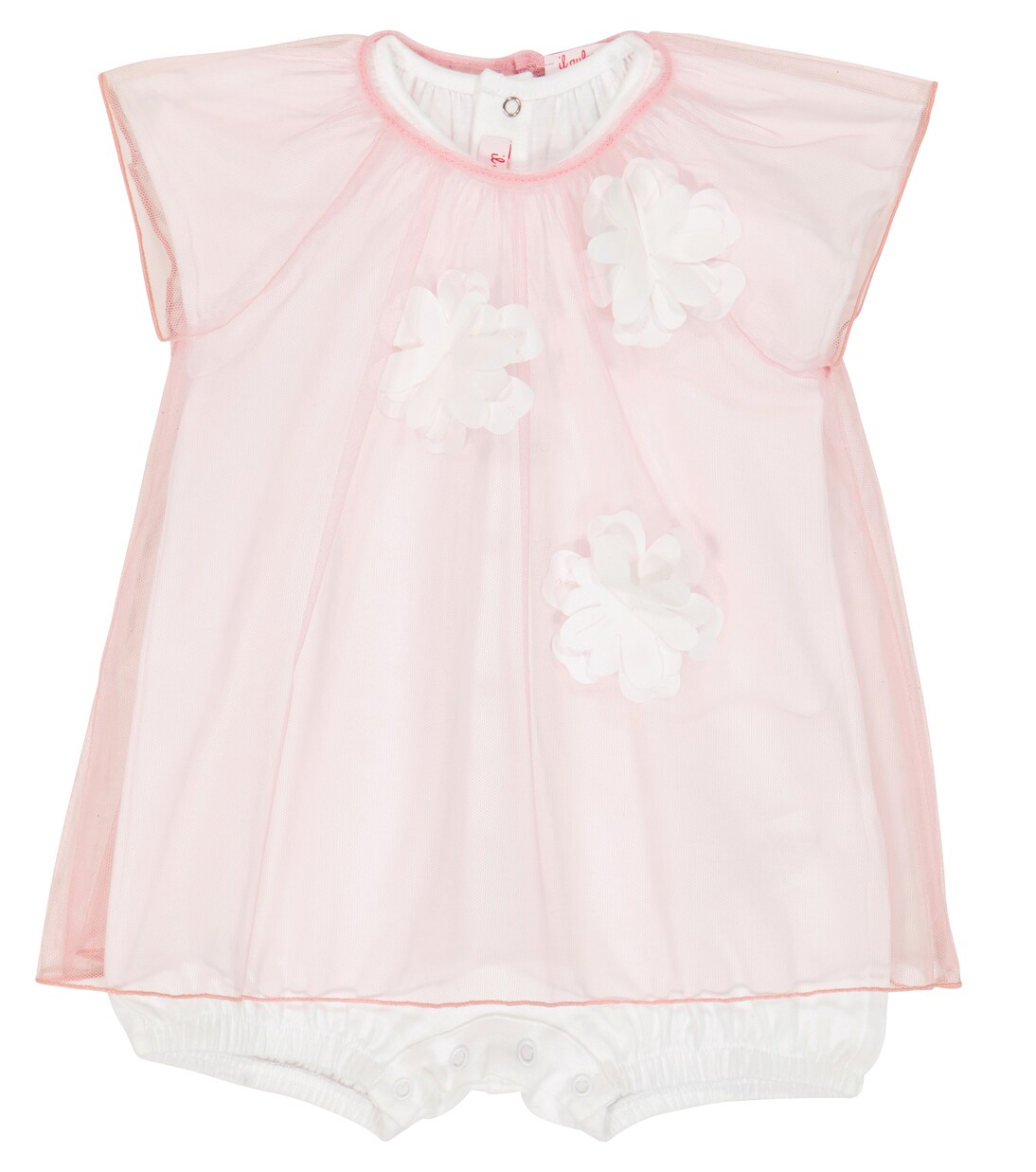 Bébé – Body en coton et dentelle | Il Gufo