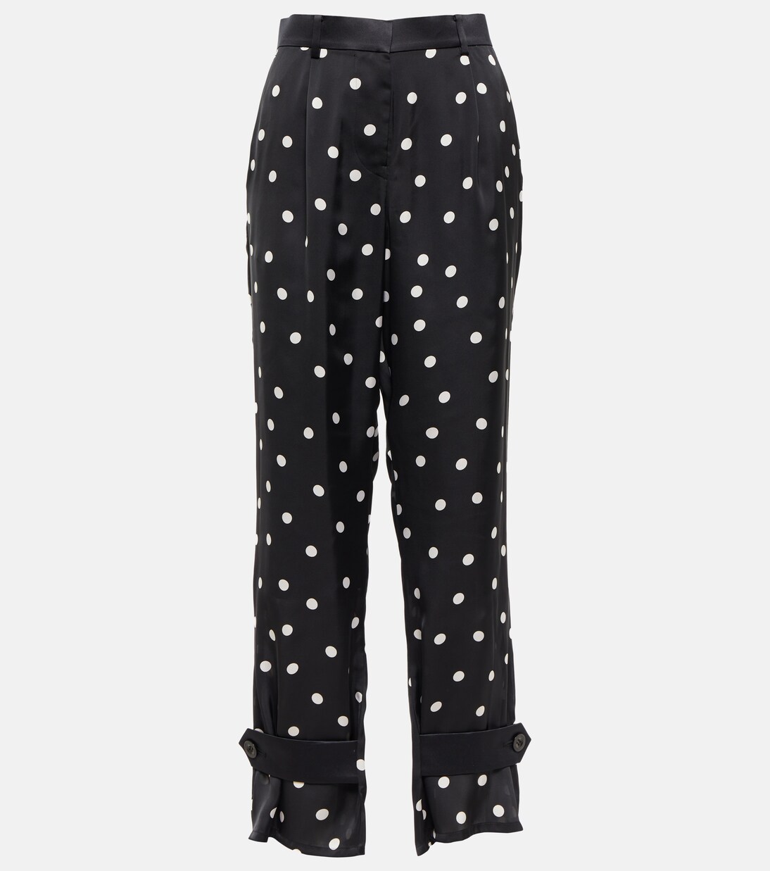 Pantalon à pois et taille haute | Sacai