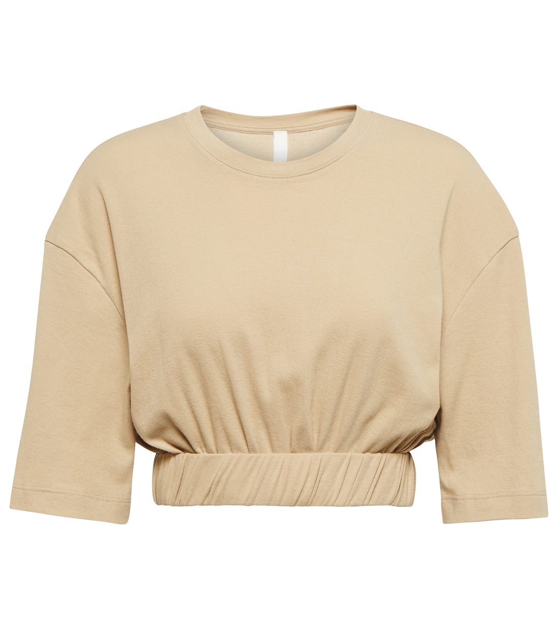 Cropped cotton T-shirt | Dion Lee