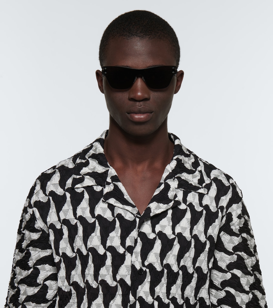 Occhiali da sole squadrati in metallo | Bottega Veneta