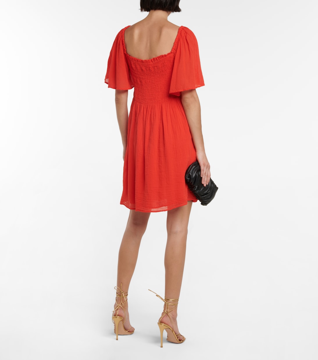 Esme cotton gauze minidress | Velvet