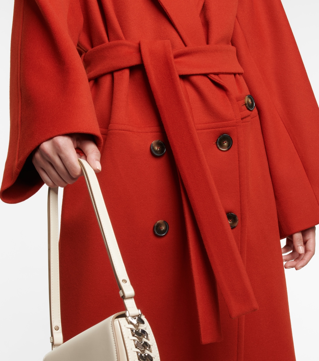 Belted wool coat | Stella McCartney