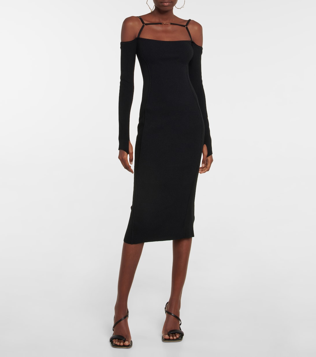 Abito midi Sierra in maglia a coste | Jacquemus