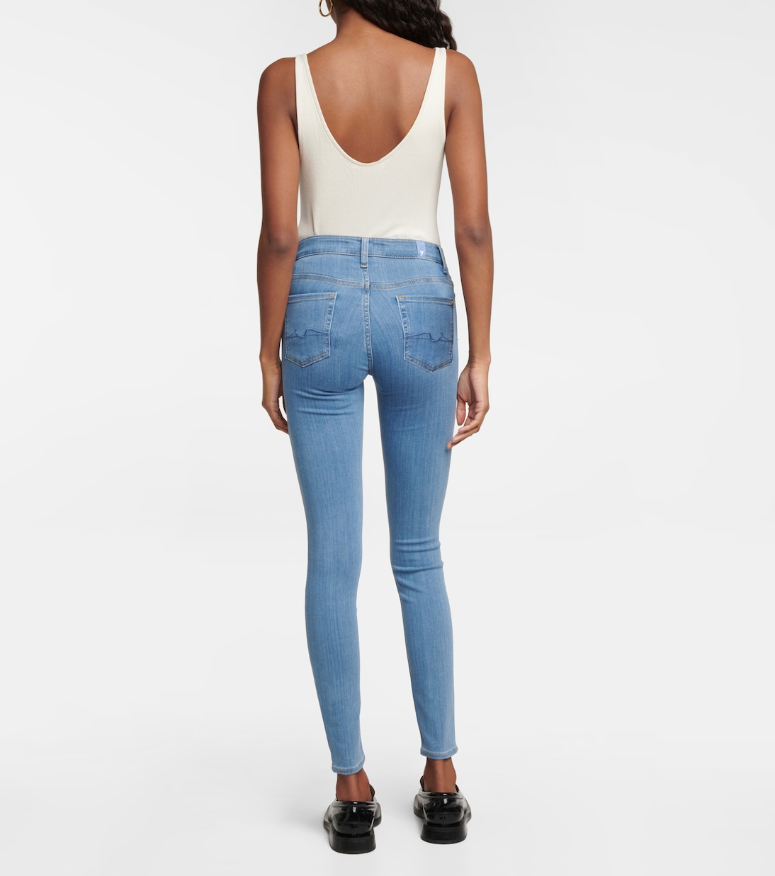Aubrey high-rise skinny jeans | 7 For All Mankind