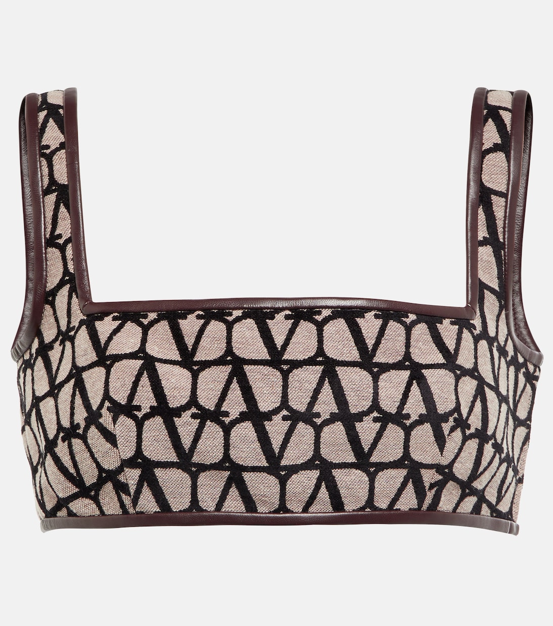 Toile Iconographe crop top | Valentino