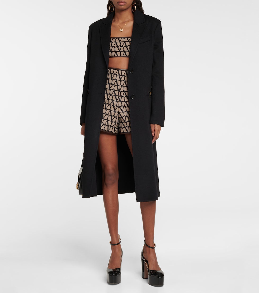 Toile Iconographe crop top | Valentino