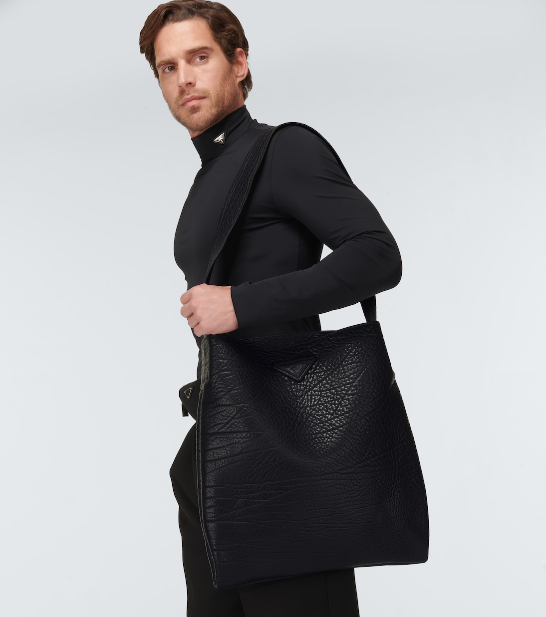 Messenger Bag aus Leder | Prada
