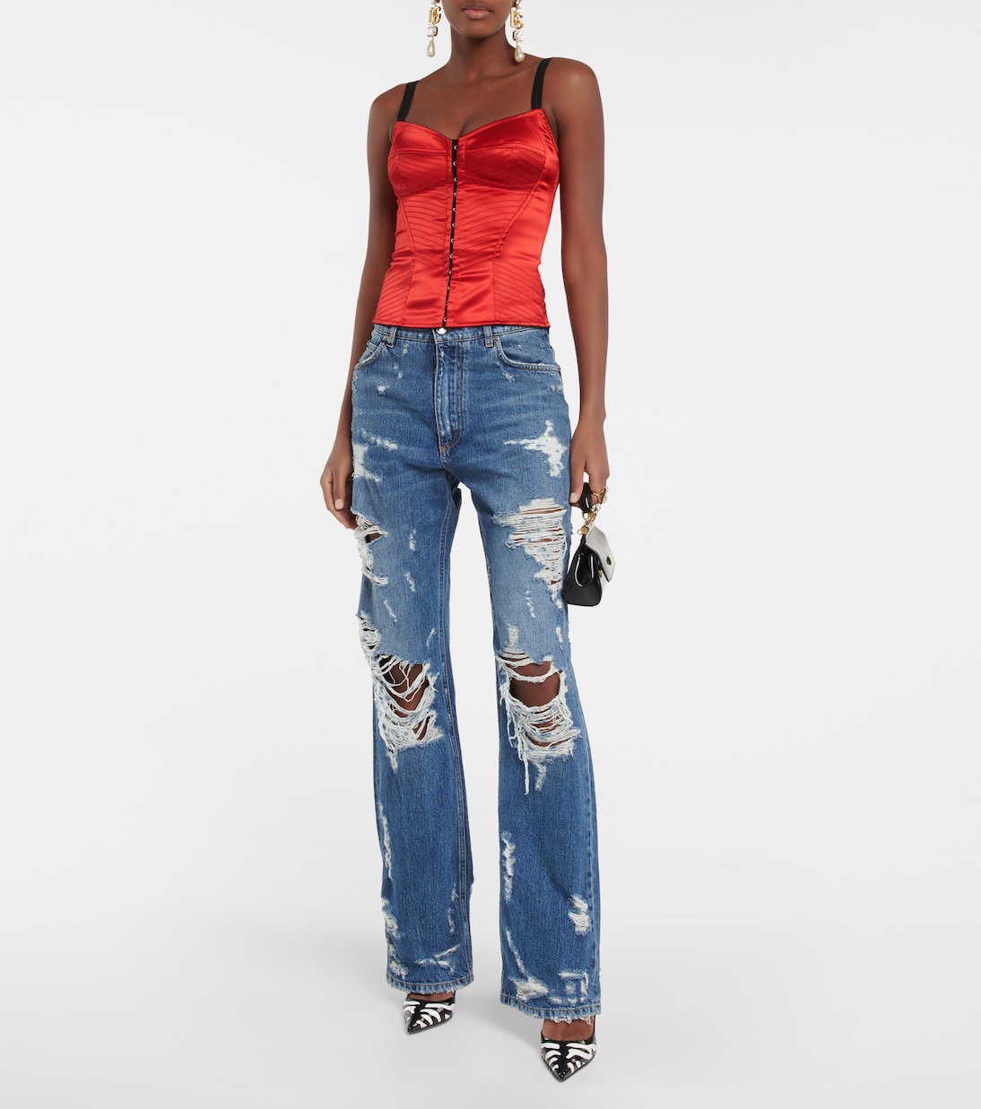 Satin corset top | Dolce&Gabbana