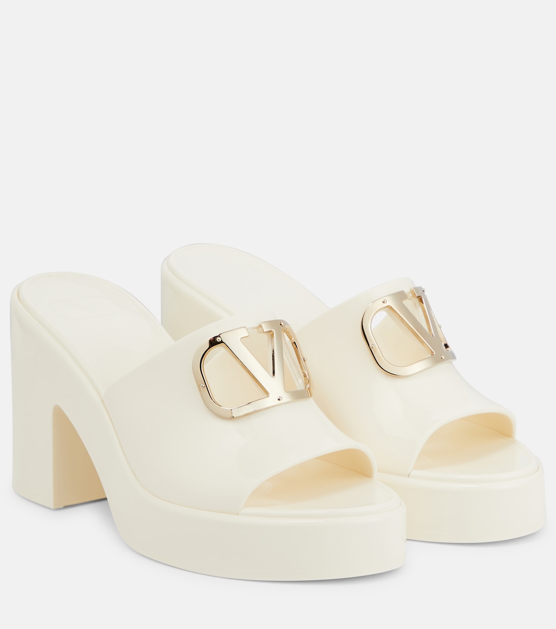VLogo rubber platform mules | Valentino Garavani