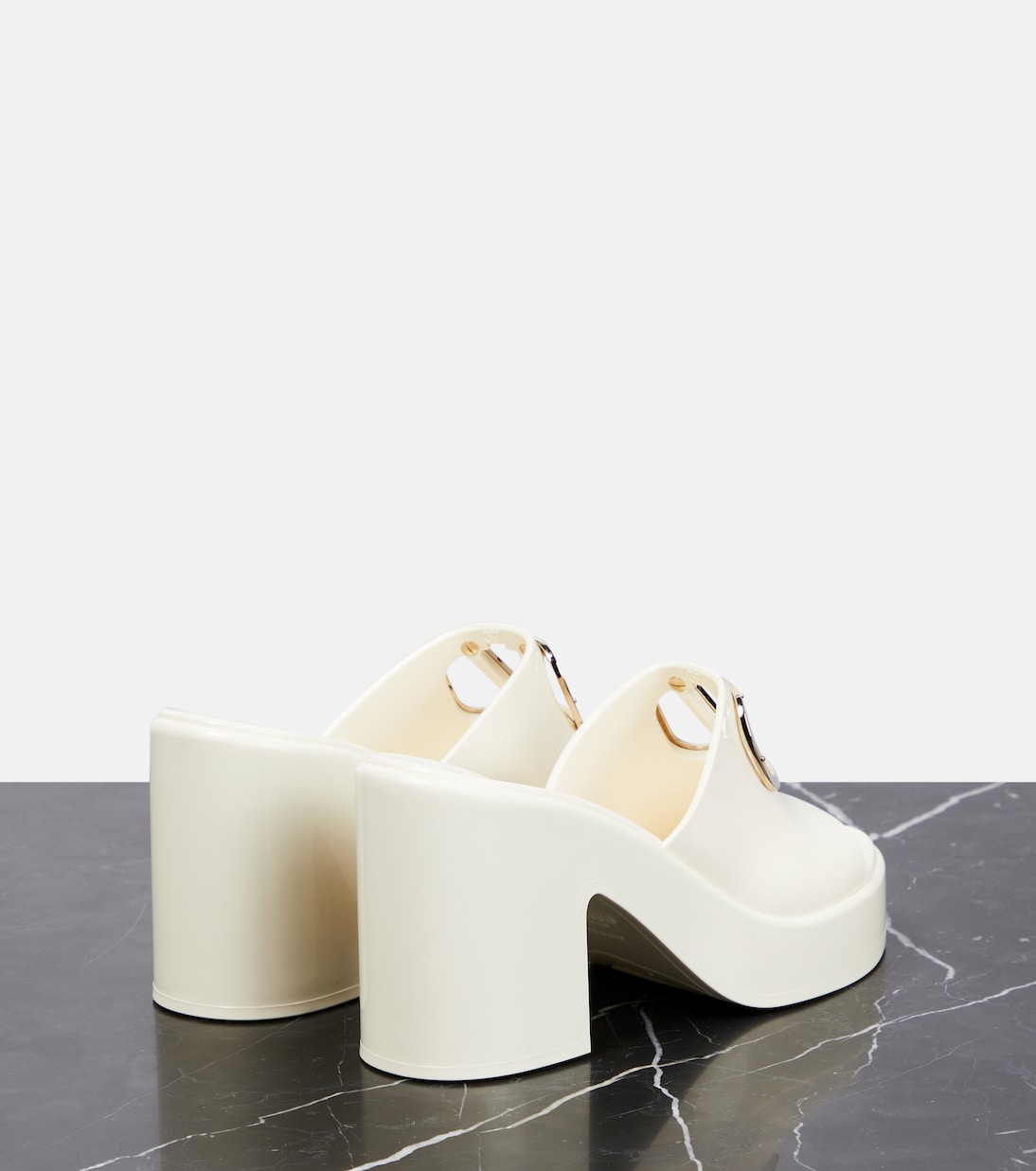VLogo rubber platform mules | Valentino Garavani