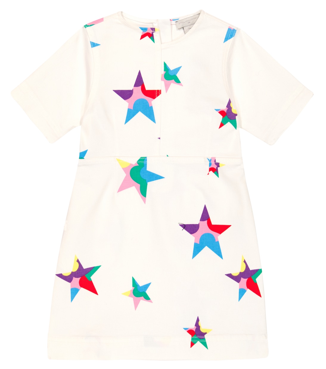 Bedrucktes Kleid aus Baumwoll-Twill | Stella McCartney Kids
