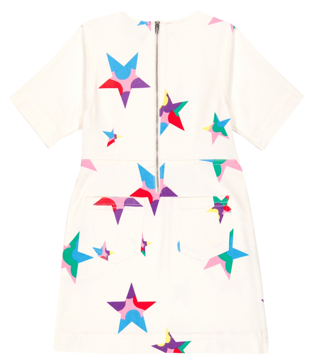 Bedrucktes Kleid aus Baumwoll-Twill | Stella McCartney Kids