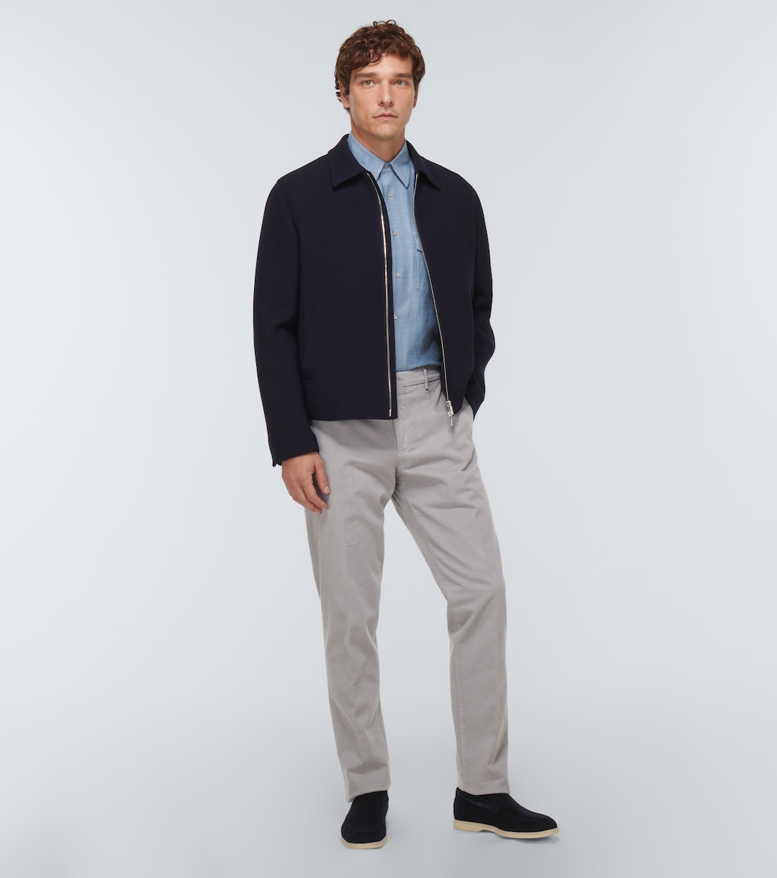 Camicia Thomas in cotone e cashmere | Loro Piana