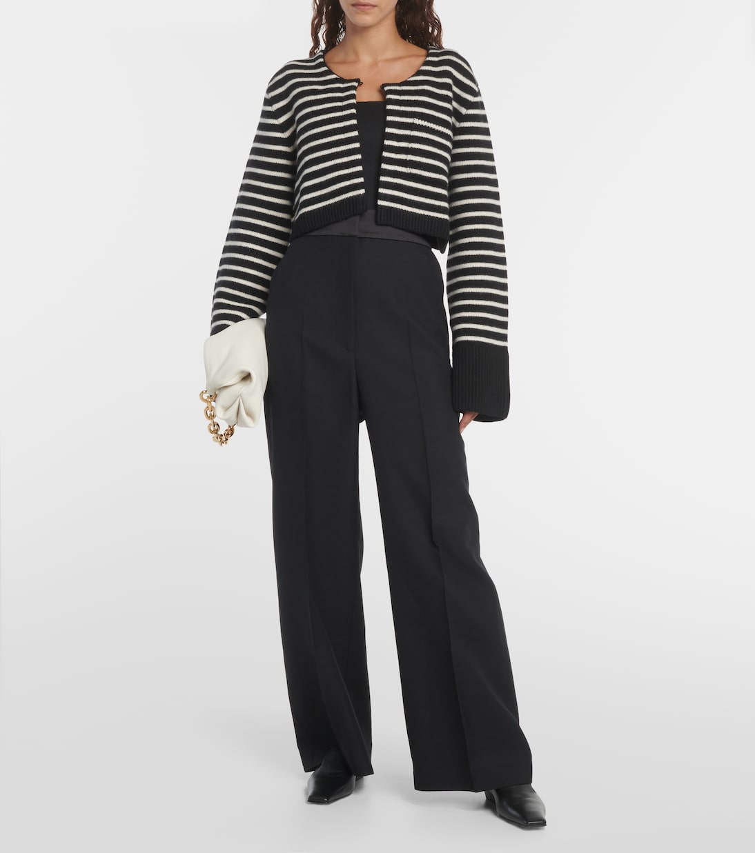 Calix striped cashmere-blend cardigan | Khaite