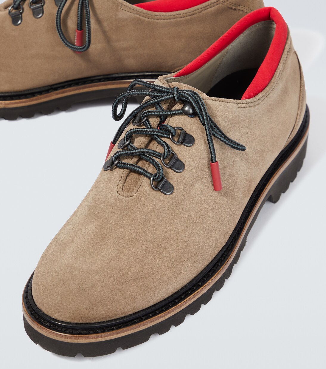 Zapatos con cordones de ante | Kiton