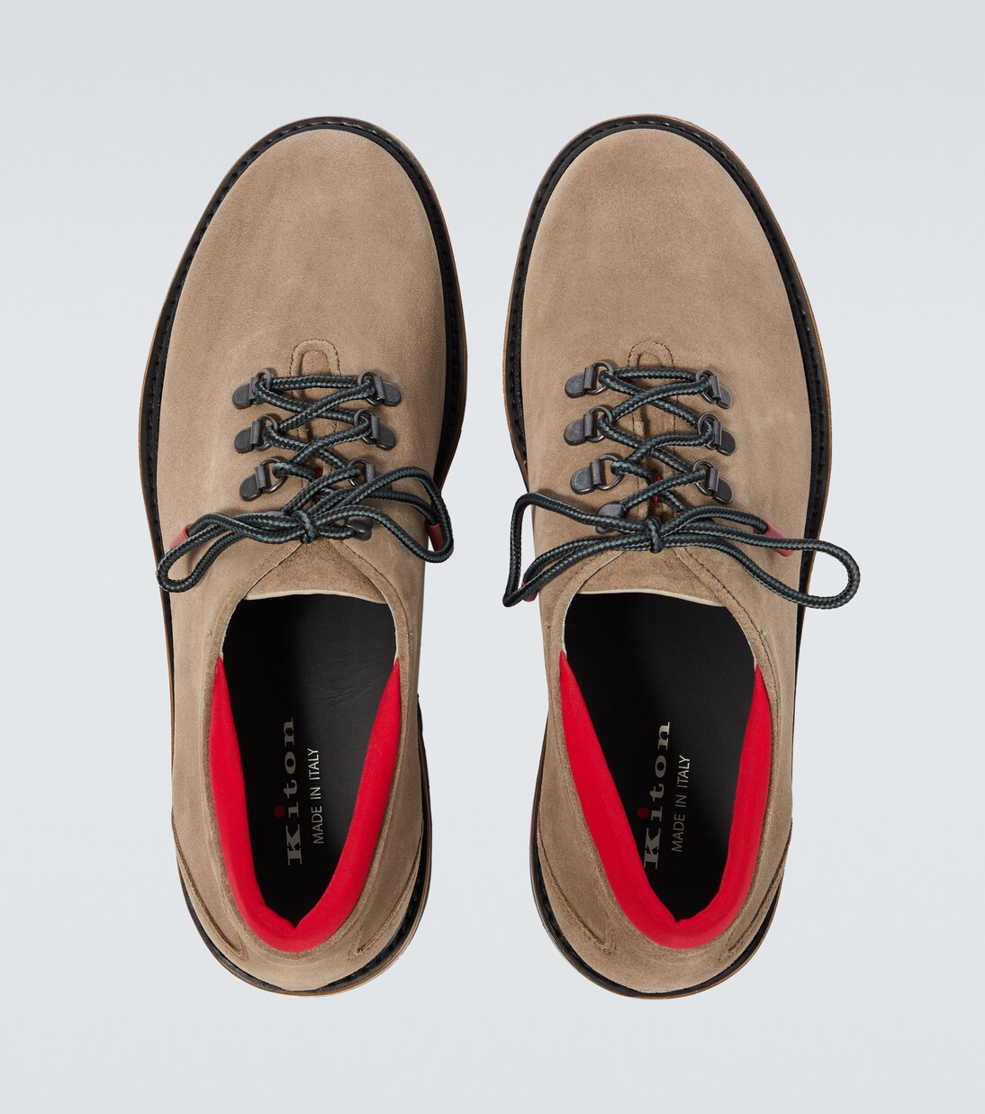 Zapatos con cordones de ante | Kiton