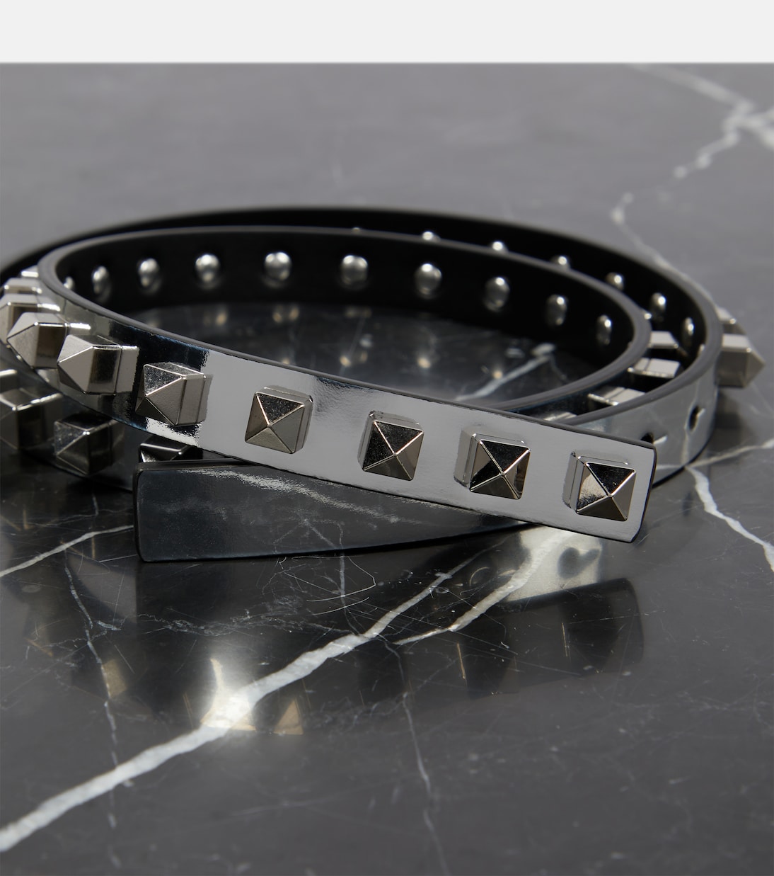 Cintura Rockstud 15 in pelle | Valentino Garavani