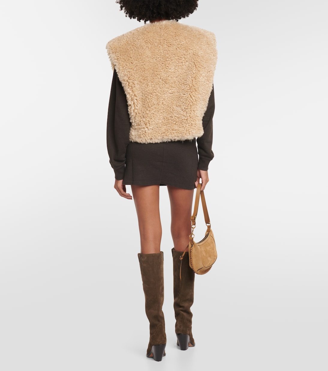 Chaqueta Ligera de Pelo Sintético Marant Etoile para Jóvenes Modernos