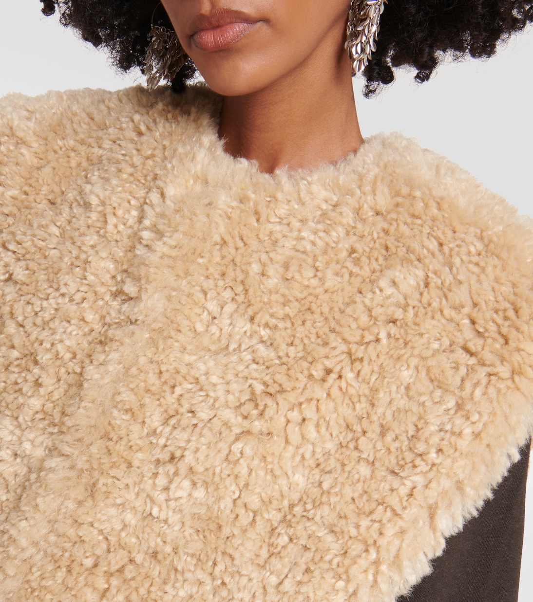 Chaqueta Ligera de Pelo Sintético Marant Etoile para Jóvenes Modernos