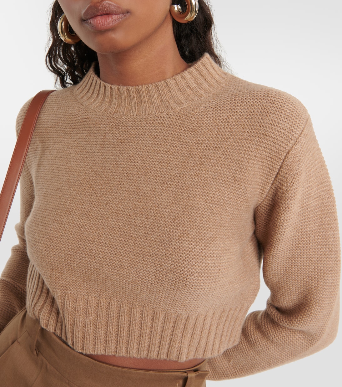 Jersey cropped Kaya de cachemir | Max Mara