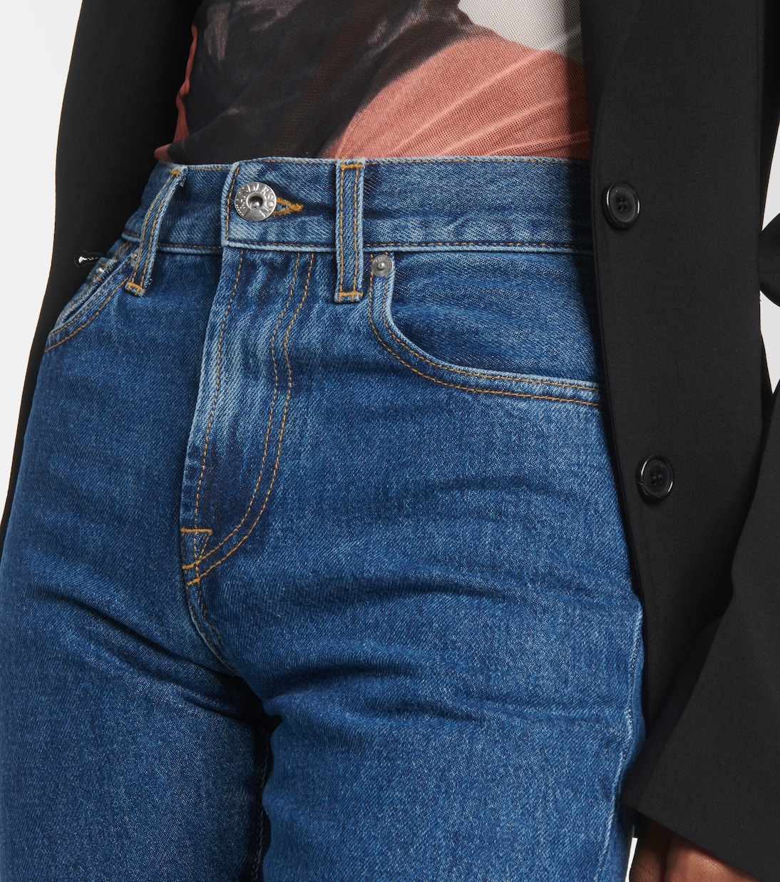 Distressed cropped jeans | JW Anderson