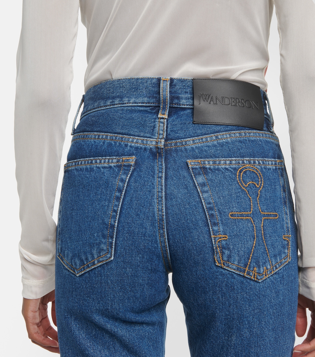 Distressed cropped jeans | JW Anderson