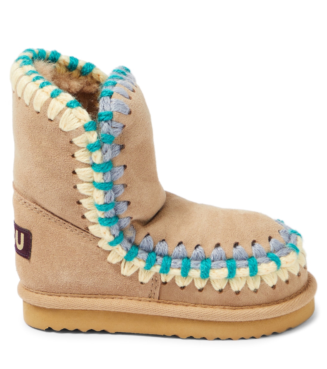 Botas de ante con croché | Mou Kids