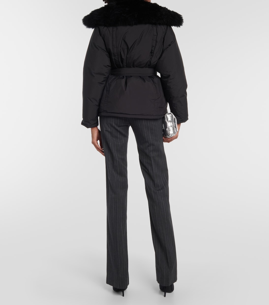 Chaqueta de plumas con borrego | Yves Salomon