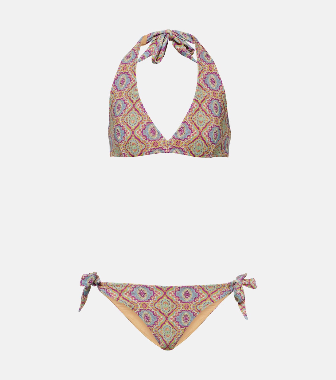 Bikini con stampa e scollo all’americana | Etro