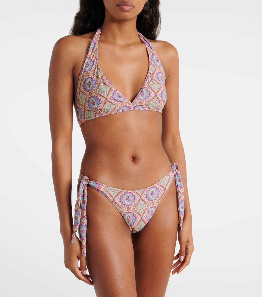 Bikini con stampa e scollo all’americana | Etro