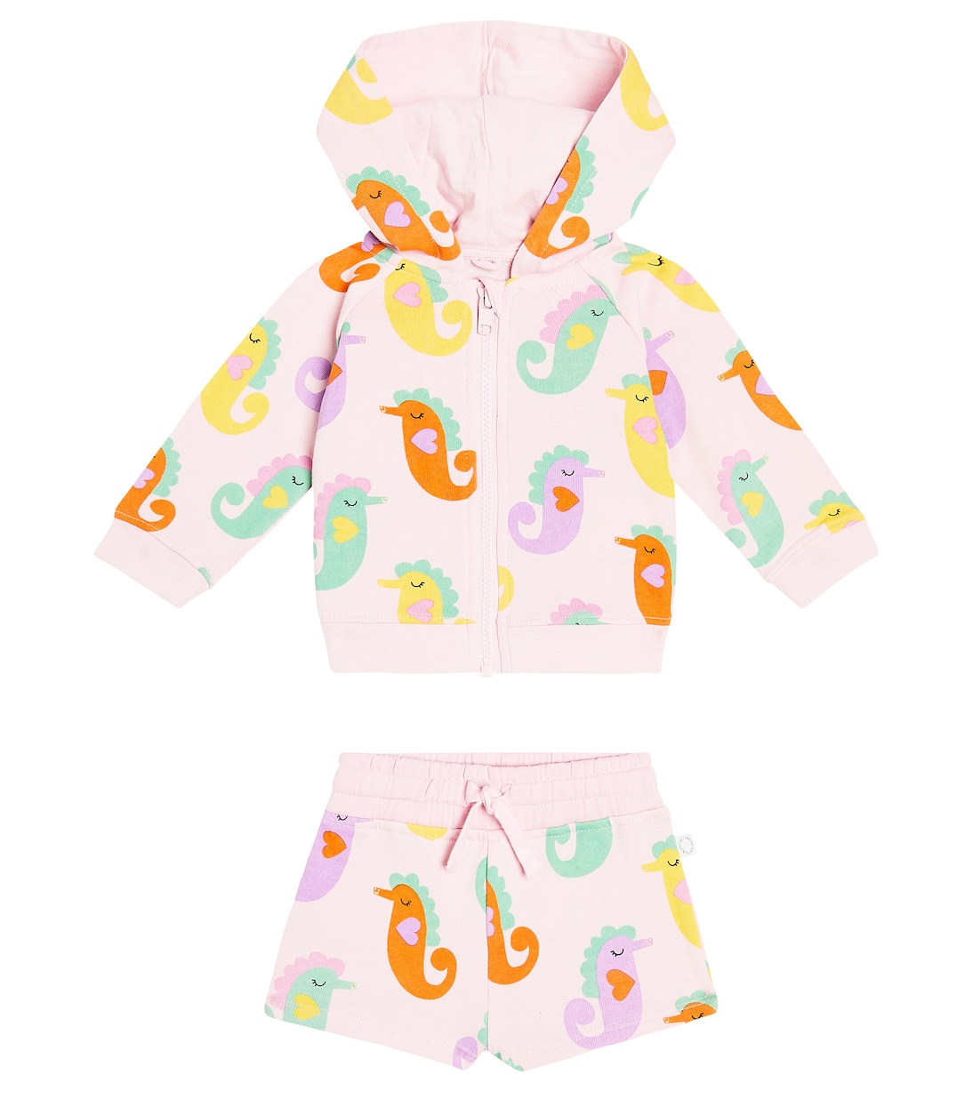 Bebé - set de sudadera y shorts de algodón | Stella McCartney Kids