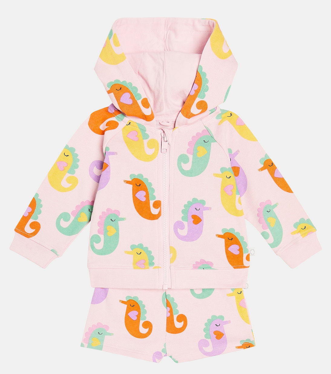 Bebé - set de sudadera y shorts de algodón | Stella McCartney Kids