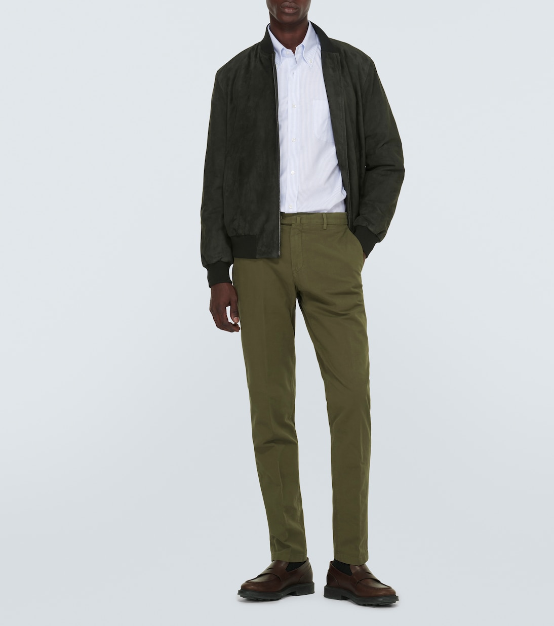 Camicia Oxford Agui in cotone a righe | Loro Piana