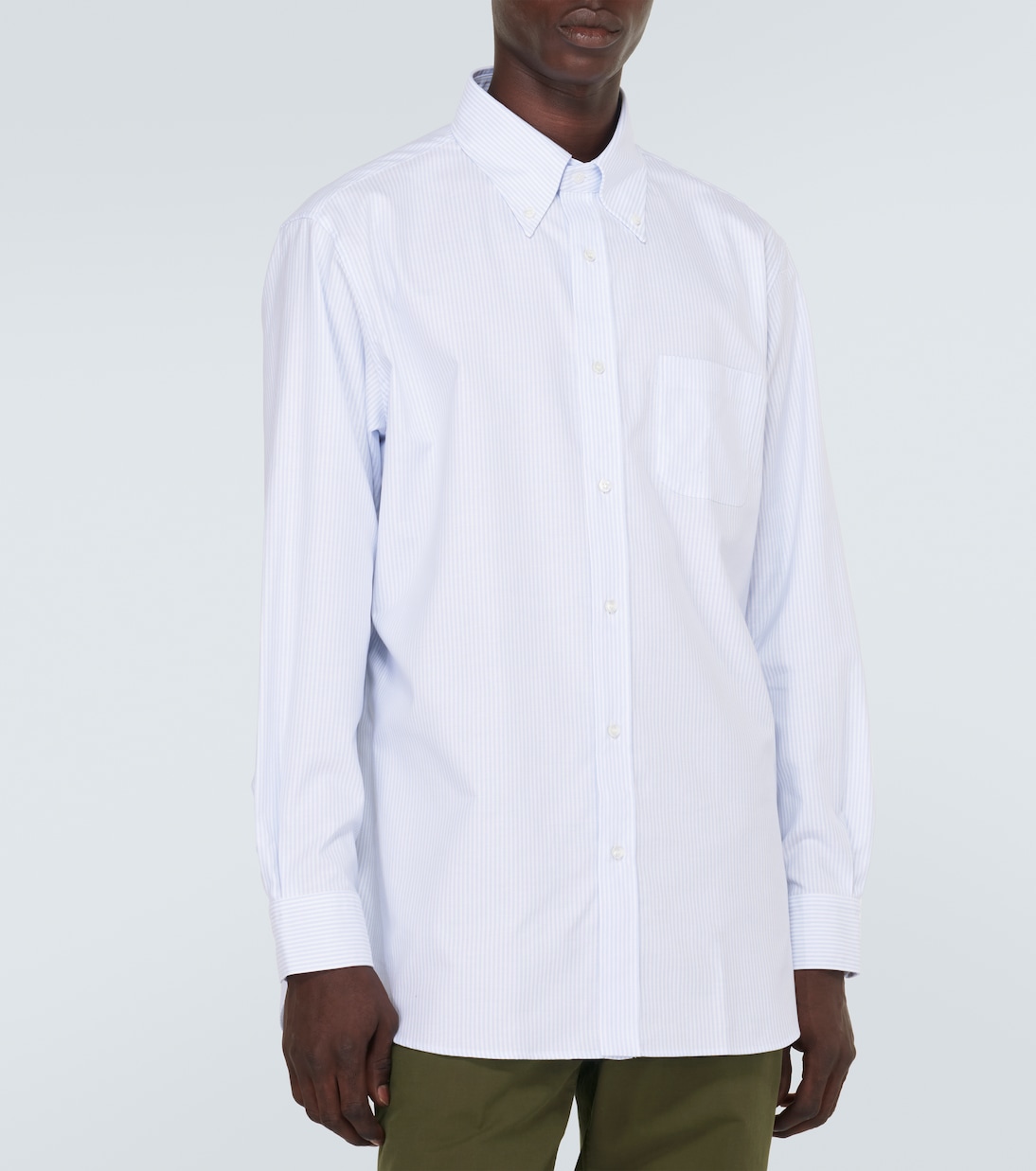 Camicia Oxford Agui in cotone a righe | Loro Piana