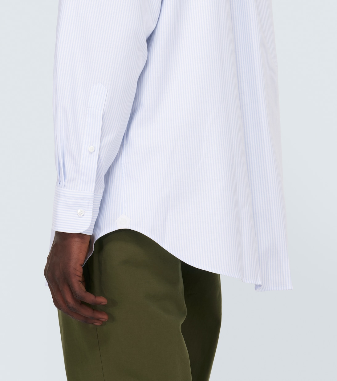 Camicia Oxford Agui in cotone a righe | Loro Piana