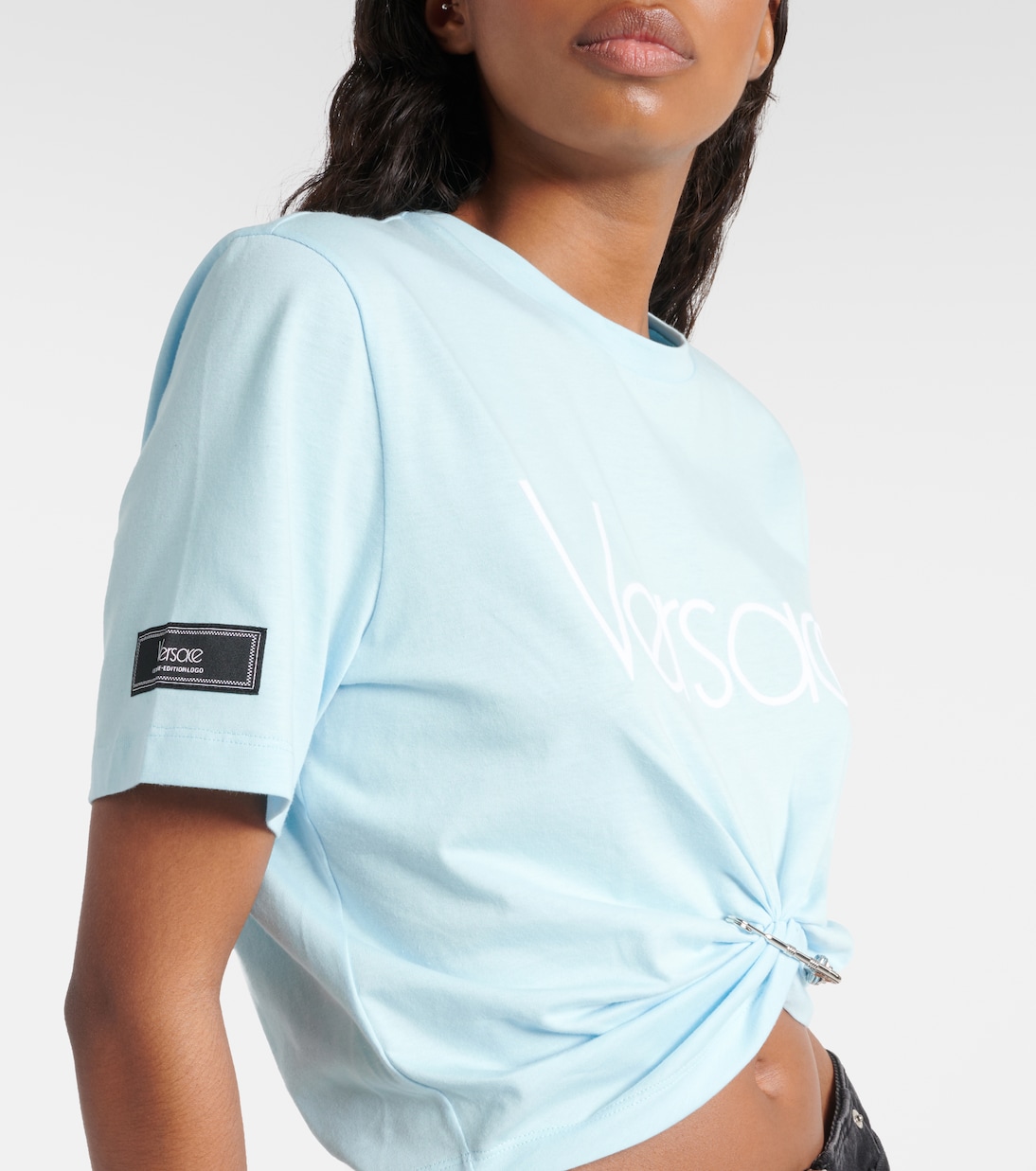 Top raccourci 1978 Re-Edition en coton | Versace
