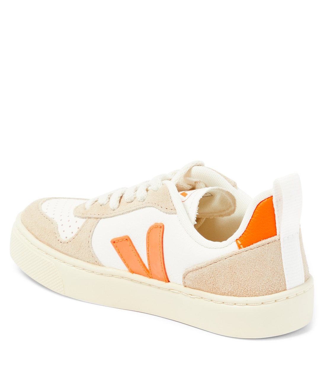 Baskets V-10 en cuir et daim | Veja Kids