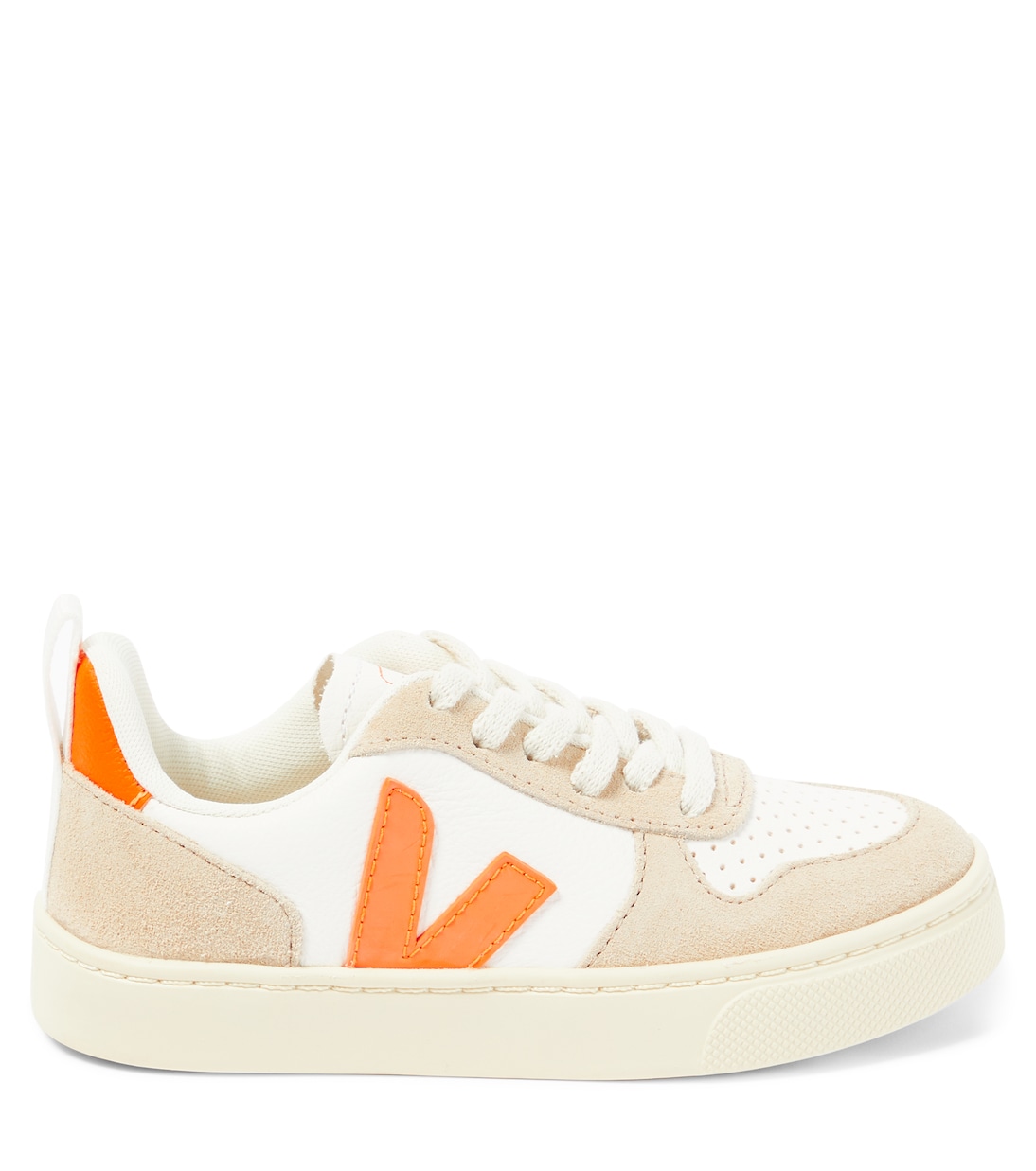 Baskets V-10 en cuir et daim | Veja Kids