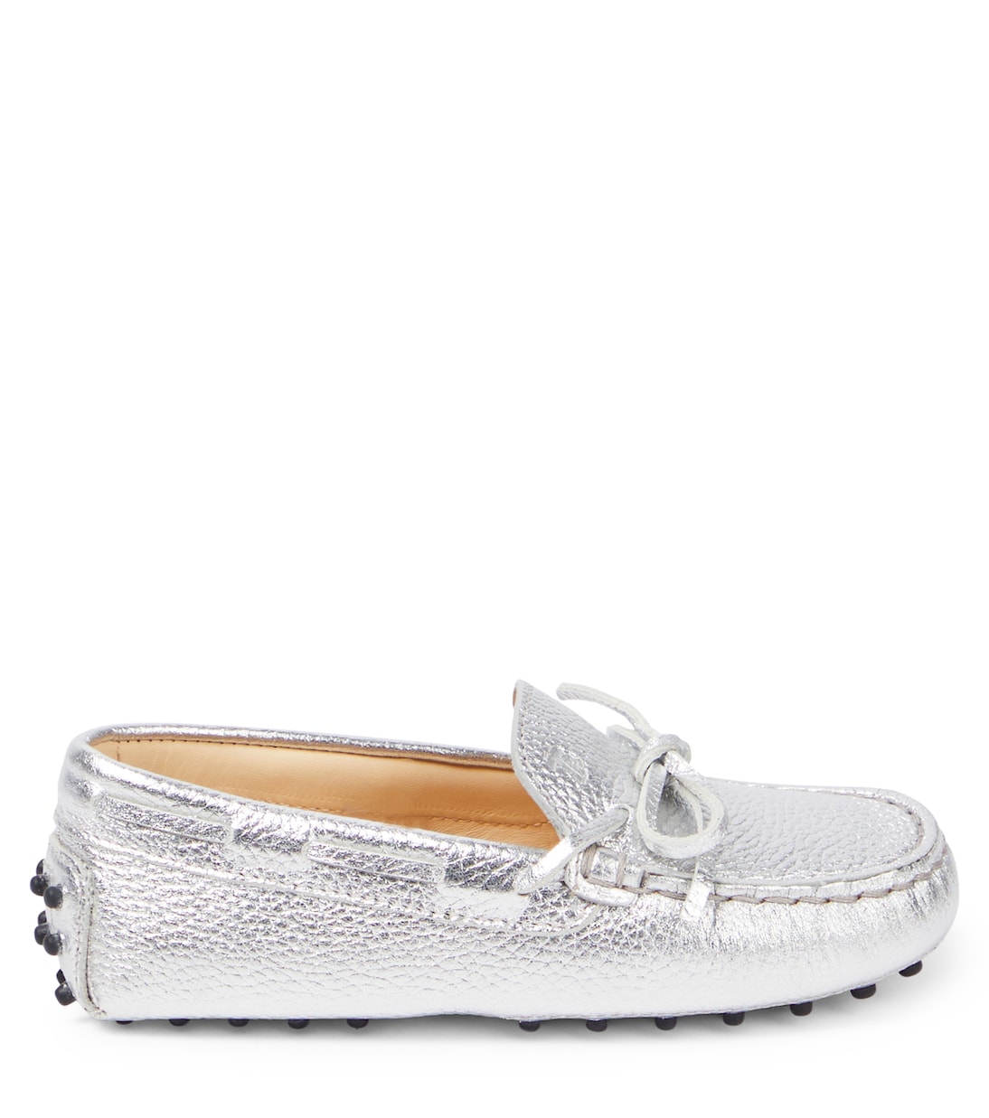 Mocassini Gommino in pelle metallizzata | Tod's Junior