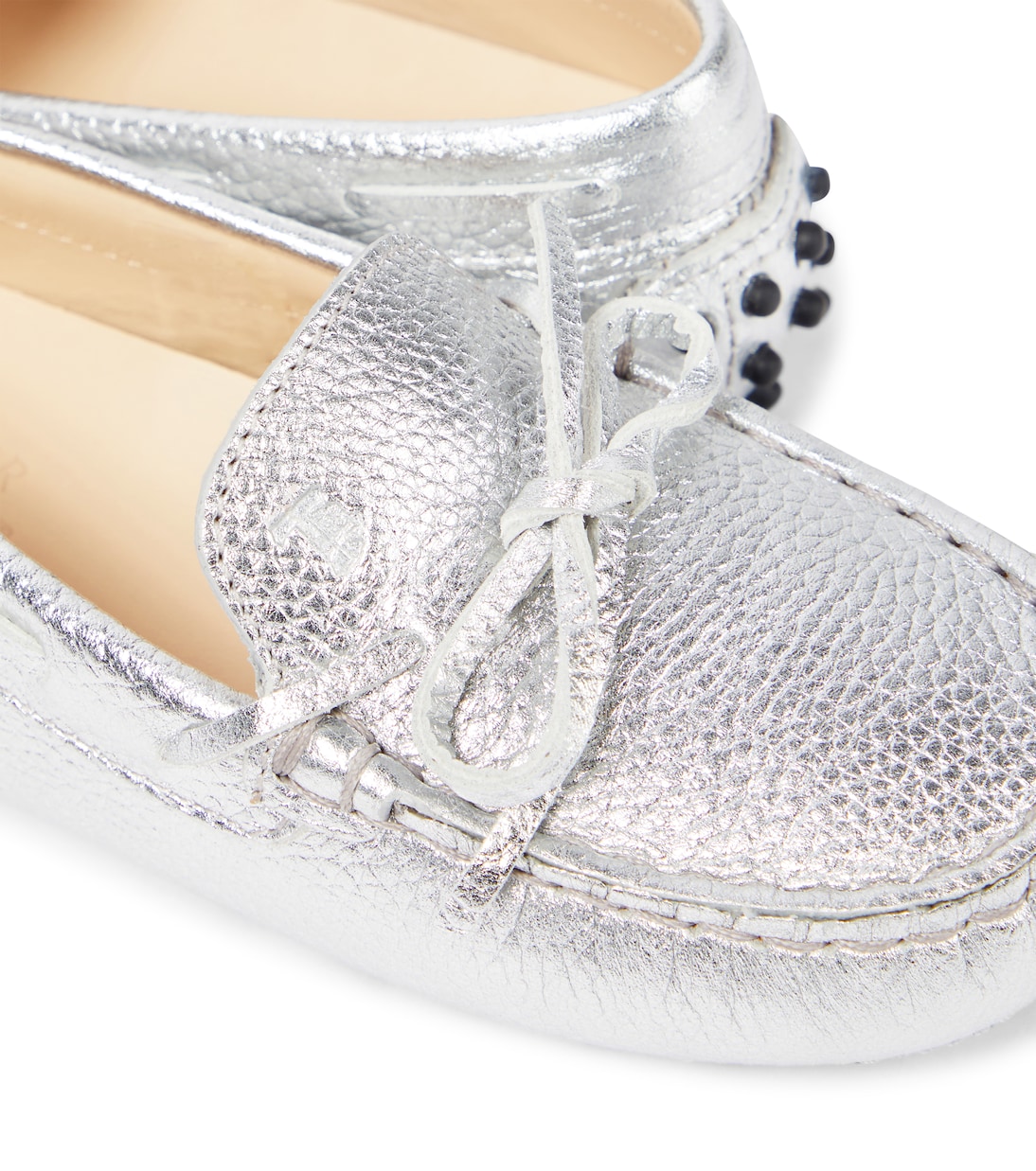 Mocassini Gommino in pelle metallizzata | Tod's Junior