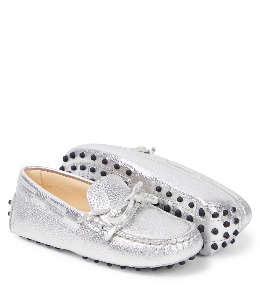 Mocassini Gommino in pelle metallizzata | Tod's Junior