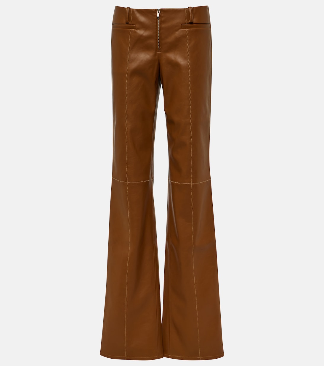Pantaloni Cida in similpelle a vita bassa | Aya Muse