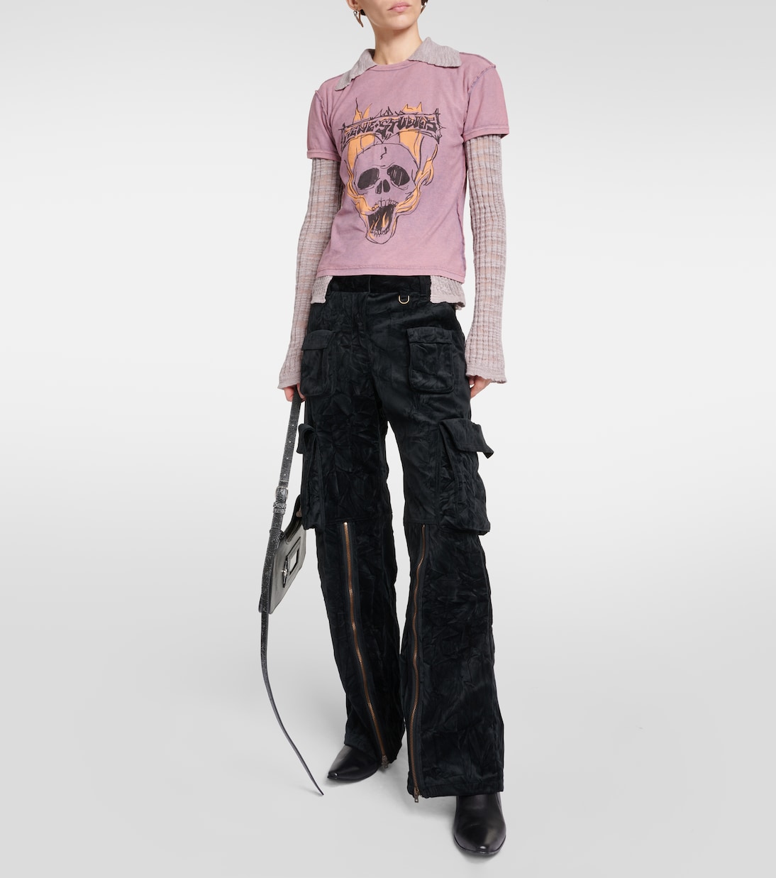 T-shirt imprimé en coton | Acne Studios